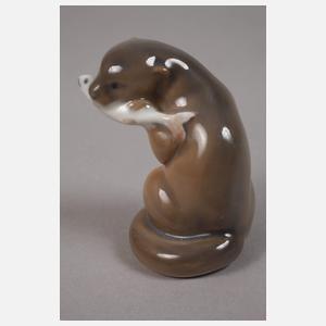 Kopenhagen Miniatur Meerjungfrau und Fischotter