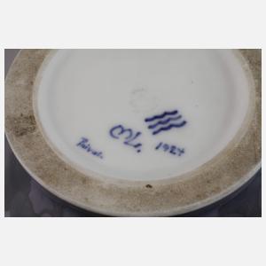 Kopenhagen Unikatvase Kapuzinerkressendekor