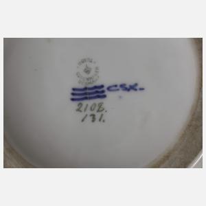 Kopenhagen Bodenvase Dreimaster auf See