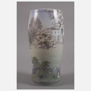 Kopenhagen Unikatvase Frühlingslandschaft