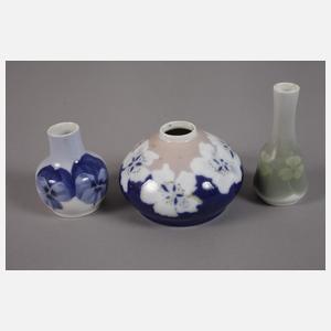 Kopenhagen Konvolut kleine Vasen