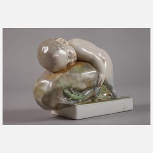 Volkstedt Faun mit Fels und Eidechse
