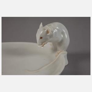 Meissen "Maus auf Schale"