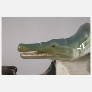 Rosenthal "Faun mit Krokodil"