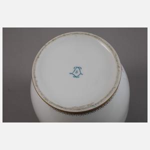 Stulz Straßburg Jugendstilvase Goldmalerei