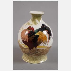 Rozenburg kleine Vase Hahnendekor