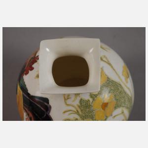 Rozenburg kleine Vase Hahnendekor