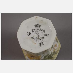 Rozenburg henkellose Tasse Margeritendekor