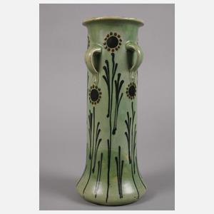 Frankreich Vase Schlickermalerei