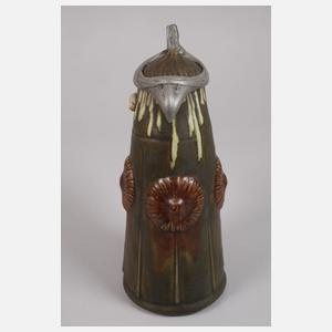 Géo Wagner figürlicher Jugendstil-Henkelkrug