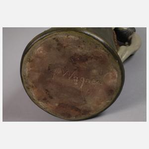 Géo Wagner figürlicher Jugendstil-Henkelkrug