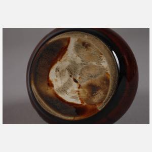 Jugendstilvase mit Silberoverlay