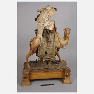 Amphora Kamelreiter während des Samums