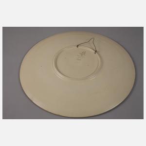 Villeroy & Boch Mettlach Wandteller Jugendstil