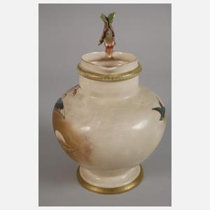 Stellmacher/Ernst Wahliss Vase Eisvögel