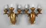 Paar Wandlampen Art déco