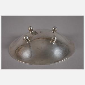 Silber kleine Schale auf Kugelfüßen