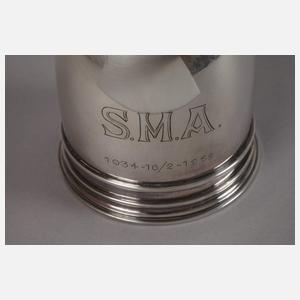 Silber große Tischglocke Svend Toxværd Dänemark