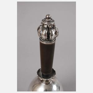 Silber große Tischglocke Svend Toxværd Dänemark