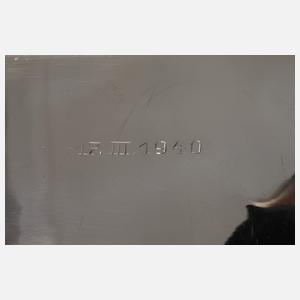 Silber Visitenkartenetui Art déco