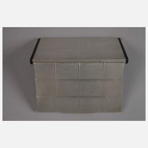 Silber Visitenkartenetui Art déco