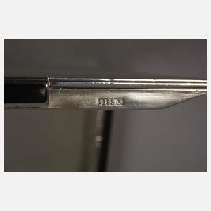 Silber Visitenkartenetui Art déco