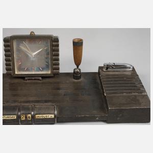 Schreibtischgarnitur Silber