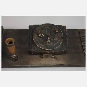 Schreibtischgarnitur Silber