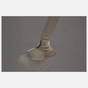 Georg Jensen zwölf Mokkalöffel "Pyramid"