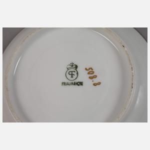 Fraureuth Konvolut Mokkatassen Art déco