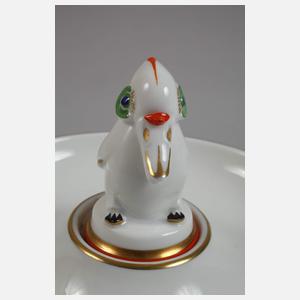 Rosenthal Groteske "Marabu" auf Schale