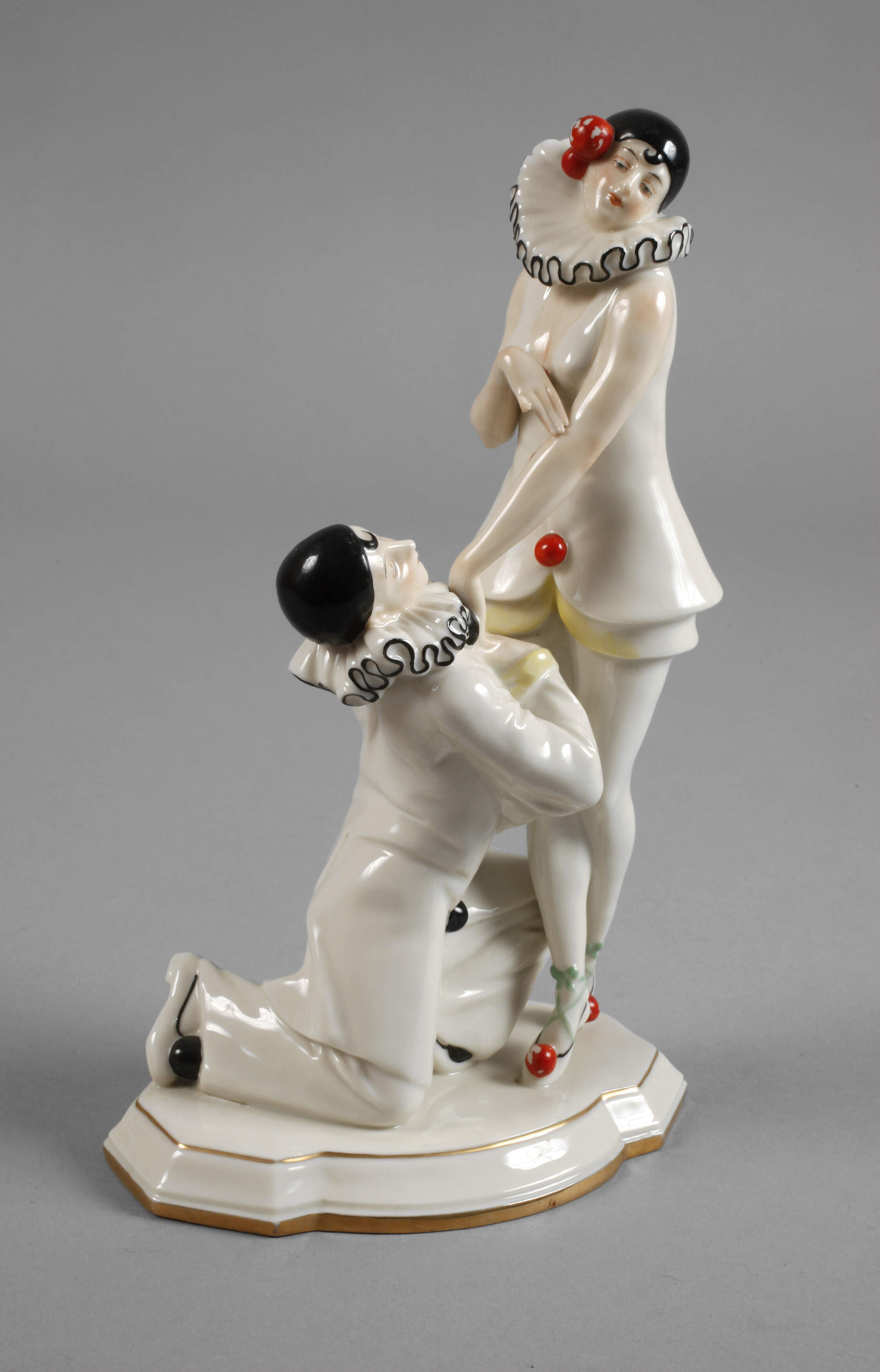 Volkstedt Pierrot und Pierrette