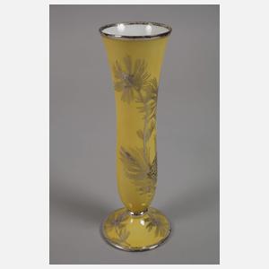 Zwei Vasen Silberoverlay