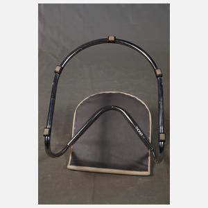 Thonet drei Stahlrohrstühle