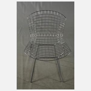 Harry Bertoia drei Stühle