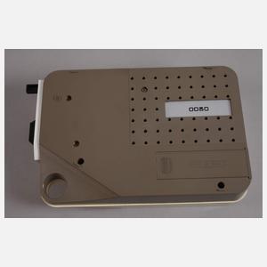 Vier tragbare Kassettenrecorder