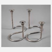 Silber Paar Designleuchter Dänemark111