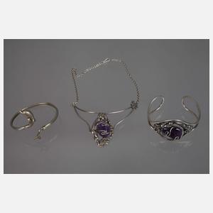 Sammlung dänischer Vintage-Schmuck