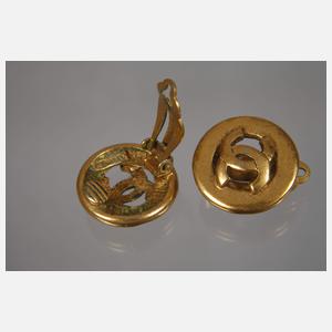 Paar Ohrclips Chanel