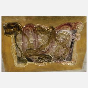 Murano große beleuchtete Wandapplikation