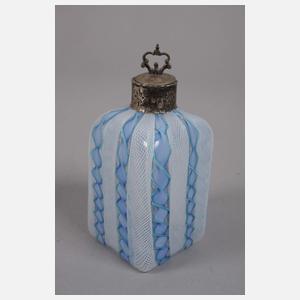 Murano Vase und Flakon "Zanfirico"