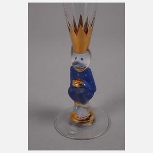 Orrefors vier Gläser "The Sparkling Devil"