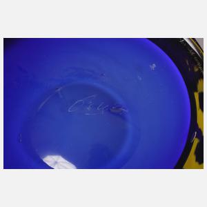 Sieben Gefäße Studioglas