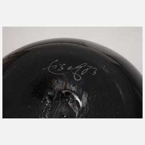 Sieben Gefäße Studioglas