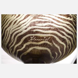 Schmid-Jacquet Pokalglas mit Schwanenmotiven