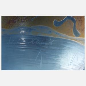 Schmid Studio Vase mit Wattvögeln