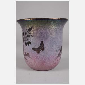 Schmid Studio Vase mit Schmetterling