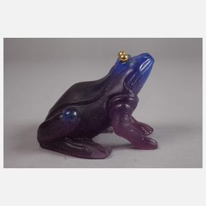 Daum Nancy Frosch Pâte de Verre