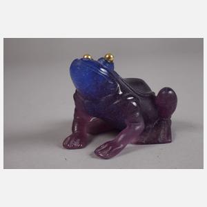 Daum Nancy Frosch Pâte de Verre