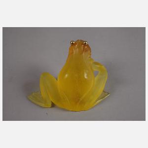 Daum Nancy Frosch Pâte de Verre